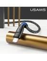 Hurtownia GSM - Kabel pletený USAMS U41 lightning 3m 2A černý/black SJ397USB01 Rychlé nabíjení - USA293BLK - {ean13} - Hurt