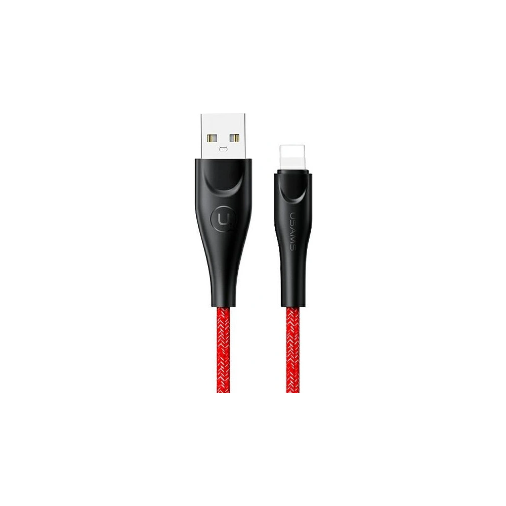 Hurtownia GSM - Kabel pleciony USAMS U41 lightning 3m 2A czerwony/red SJ397USB02 Fast Charge - USA294RED - {ean13} - Hurt