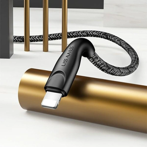 Kabel pleciony USAMS U41 lightning 3m 2A czerwony/red SJ397USB02 Fast Charge