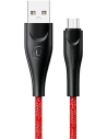 Kabel pleciony USAMS U41 microUSB 1m 2A czerwony/red SJ393USB02 Fast Charge