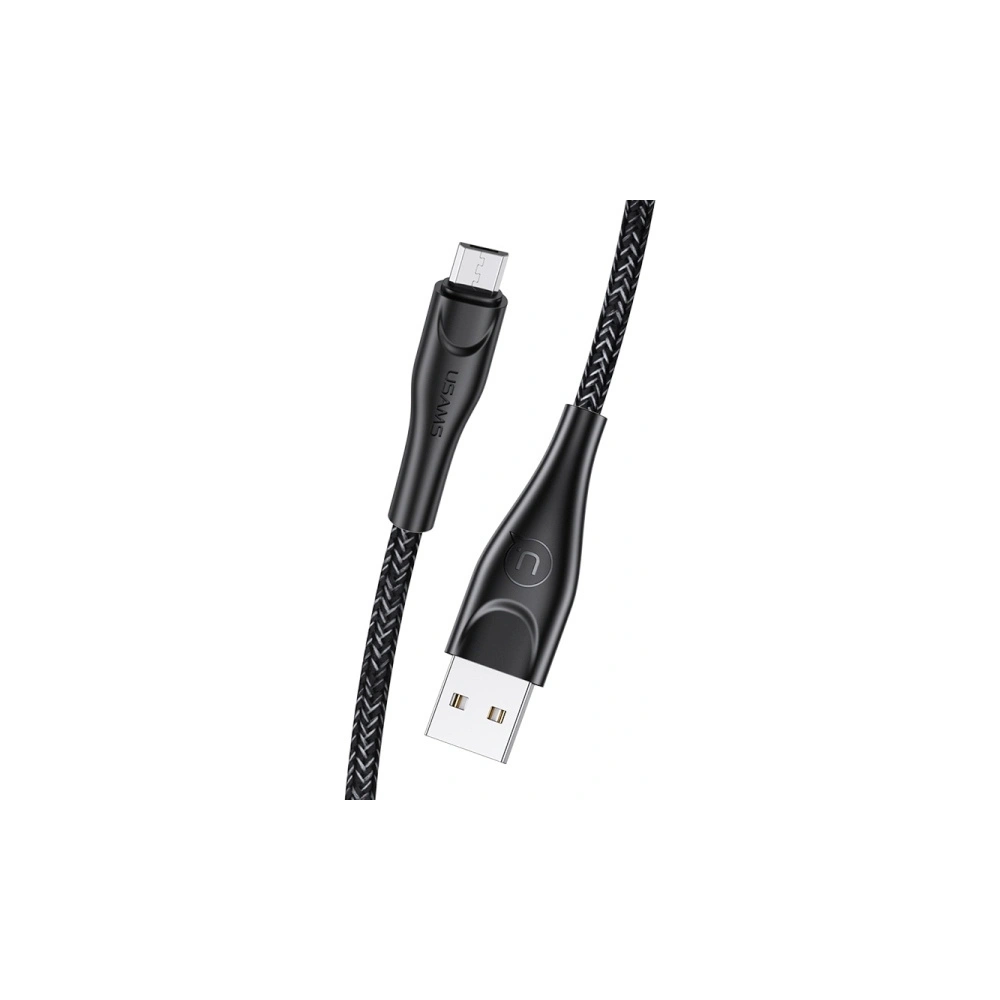 Hurtownia GSM - Kabel pleciony USAMS U41 microUSB 3m 2A czarny/black SJ399USB01 Fast Charge - USA299BLK - {ean13} - Hurt