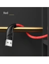 Hurtownia GSM - Kabel pleciony USAMS U41 microUSB 3m 2A czerwony/red SJ399USB02 t Charge - USA300RED - {ean13} - Hurt