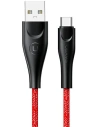 Kabel pleciony USAMS U41 USB-C 2m 2A czerwony/red SJ395USB02