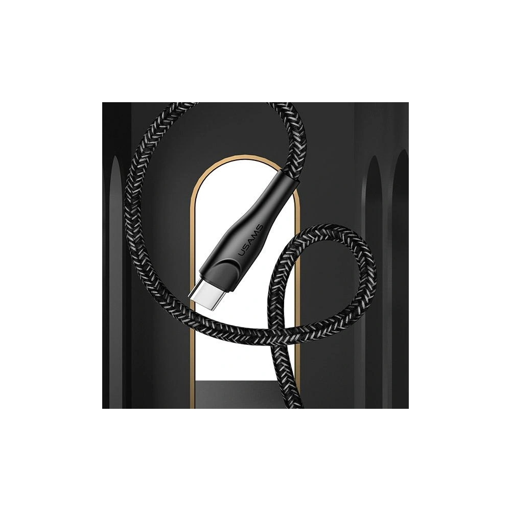 Hurtownia GSM - Kabel pletený USAMS U41 USB-C 2m 2A červený/red SJ395USB02 - USA304RED - {ean13} - Hurt