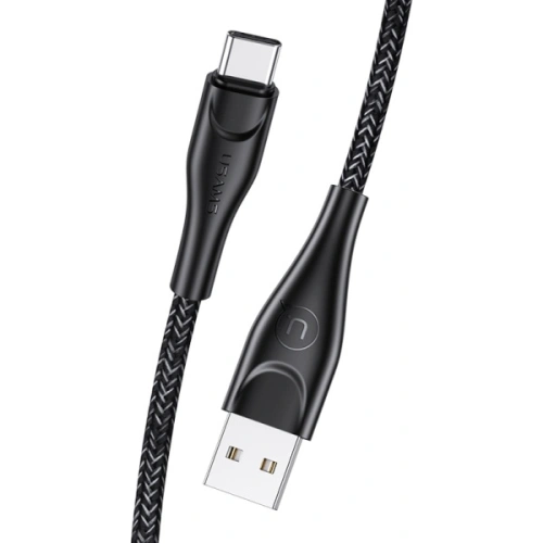 Kabel pleciony USAMS U41 USB-C 3m 2A czarny/black SJ398USB01 Fast Charge