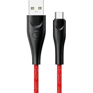 Hurtownia GSM - Kabel pleciony USAMS U41 USB-C 3m 2A czerwony/red SJ398USB02 Fast Charge - USA306RED - {ean13} - Hurt