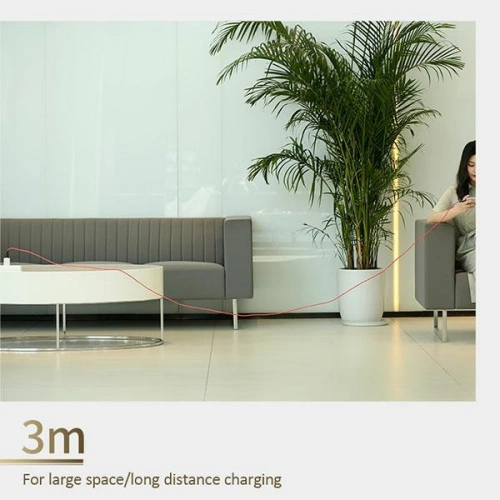 Kabel pleciony USAMS U41 USB-C 3m 2A czerwony/red SJ398USB02 Fast Charge