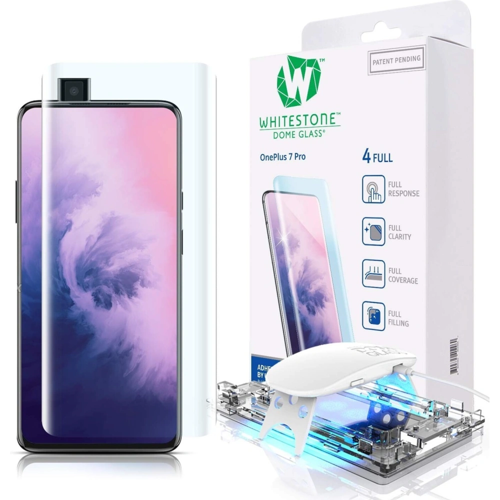 Hurtownia GSM - Tvrzené sklo s UV lepidlem Whitestone Dome pro OnePlus 7 Pro/7T Pro - WSD020 - {ean13} - Hurt