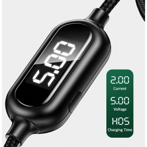Hurtownia GSM - Kabel pleciony USAMS U48 lightning 1,2m 2A Fast Charging LED zielony/green SJ423USB02 - USA310GRN - {ean13} - Hurt