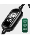 Wholesale USAMS Nylon Cable U48 Lightning 1,2m 2A Fast Charging LED green SJ423USB02 (US-SJ423) - USA310GRN - {ean13} - Hurt