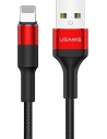 Hurtownia GSM - Kabel pleciony USAMS U5 2A lightning czerwony/red 1,2m SJ220IP02 - USA312RED - {ean13} - Hurt
