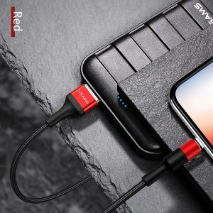 Hurtownia GSM - Kabel pleciony USAMS U5 2A lightning czerwony/red 1,2m SJ220IP02 - USA312RED - {ean13} - Hurt