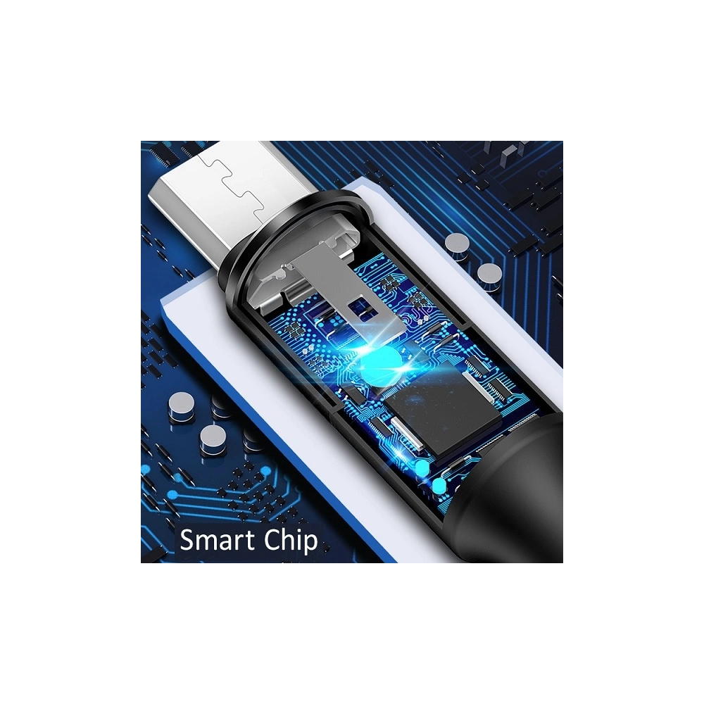Hurtownia GSM - Kabel pleciony USAMS U5 2A micro USB czarny/black 1,2m SJ224USB01 - USA313BLK - {ean13} - Hurt