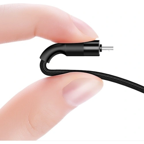 Kabel pleciony USAMS U5 2A micro USB czarny/black 1,2m SJ224USB01