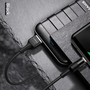 Hurtownia GSM - Kabel pleciony USAMS U5 2A USB-C czarny/black 1,2m SJ221TC01 - USA315BLK - {ean13} - Hurt