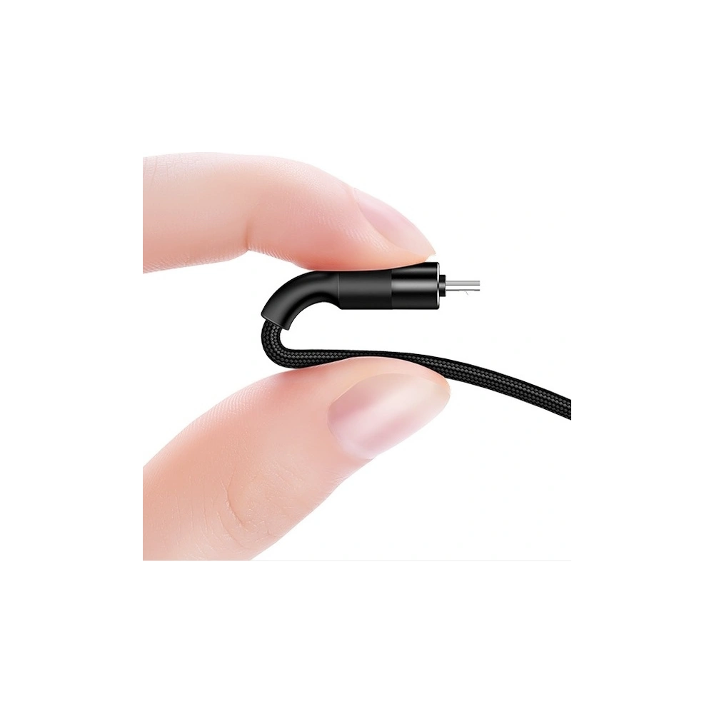 Hurtownia GSM - Kabel pletený USAMS U5 2A USB-C černý/black 1,2m SJ221TC01 - USA315BLK - {ean13} - Hurt