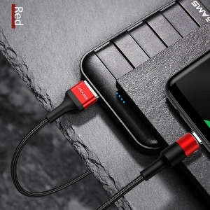 Hurtownia GSM - Kabel pleciony USAMS U5 2A USB-C czerwony/red 1,2m SJ221TC02 - USA316RED - {ean13} - Hurt