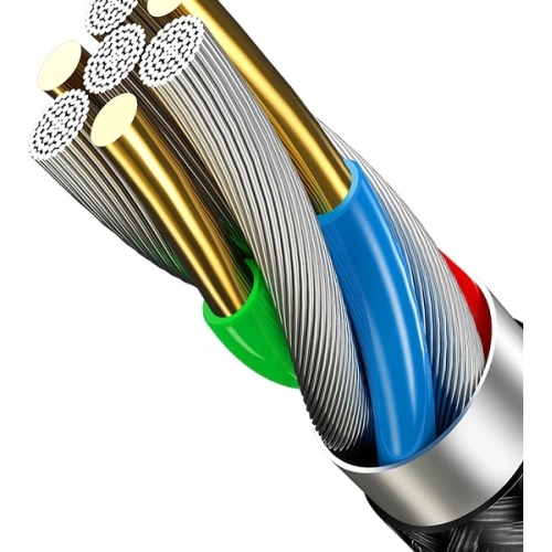 Kabel pleciony USAMS U5 2A USB-C czerwony/red 1,2m SJ221TC02