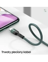 Hurtownia GSM - Kabel pleciony USAMS U55 2A lightning U55 zielony/green 1m SJ448USBSG02 - USA318GRN - {ean13} - Hurt