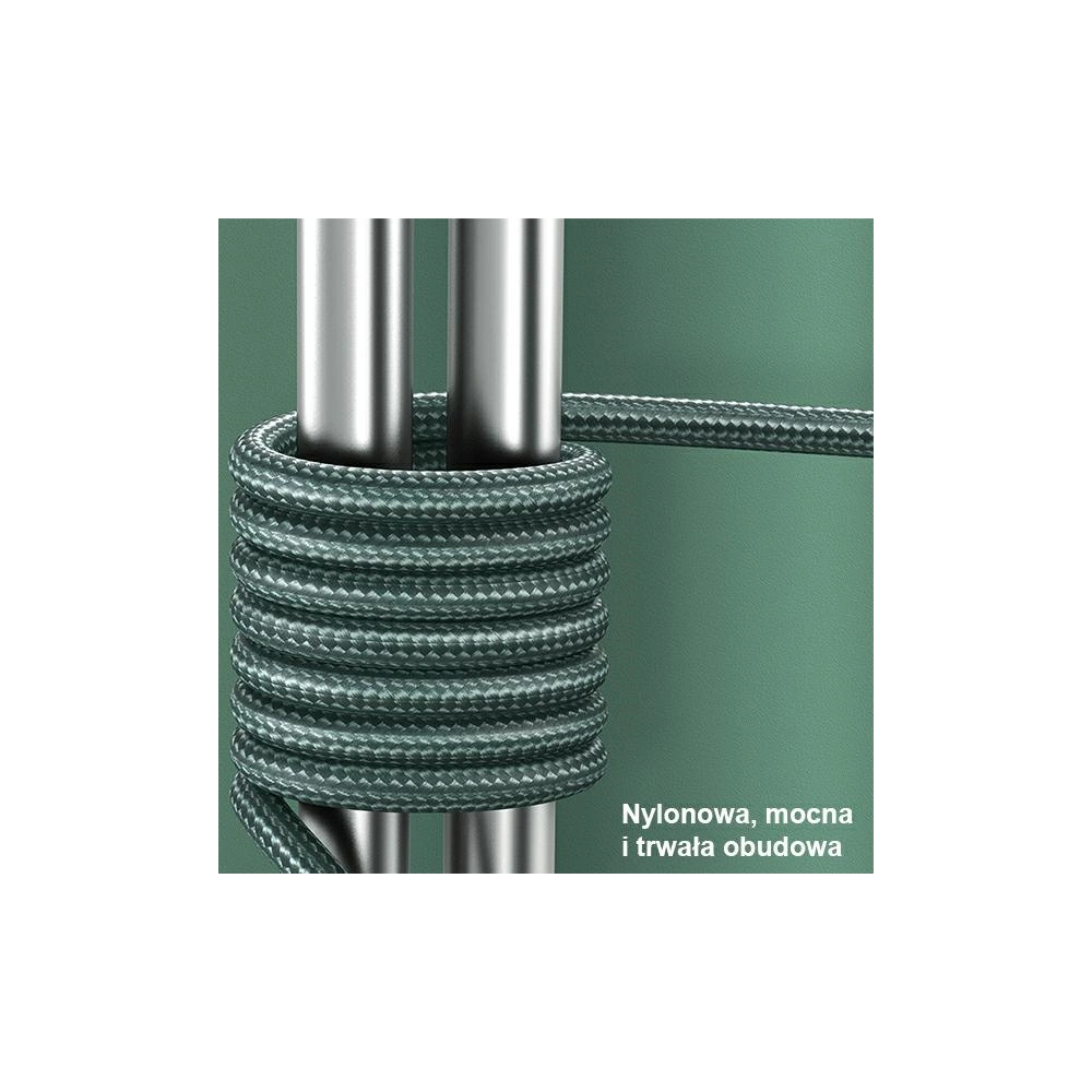 Wholesale USAMS Nylon Cable U55 2A microUSB U55 green 1m SJ450USBSG02 (US-SJ450) - USA321GRN - {ean13} - Hurt