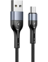 Kabel pleciony USAMS U55 2A micro USB czarny/black 1m SJ450USB01