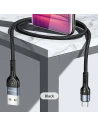 Hurtownia GSM - Kabel pleciony USAMS U55 2A micro USB czarny/black 1m SJ450USB01 - USA322BLK - {ean13} - Hurt