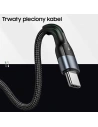 Hurtownia GSM - Kabel pleciony USAMS U55 2A USB-C U55 zielony/green 1m SJ449USBSG02 - USA325GRN - {ean13} - Hurt