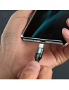 Wholesale USAMS Nylon Cable U55 2A USB-C czarny/black 1m SJ449USB01 (US-SJ449) - USA326BLK - {ean13} - Hurt