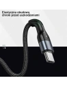 Hurtownia GSM - Kabel pleciony USAMS U55 2A USB-C czarny/black 1m SJ449USB01 - USA326BLK - {ean13} - Hurt