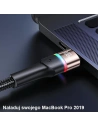Hurtownia GSM - Kabel pleciony USAMS U76 USB-C na USB-C 100W PD Fast Charging 1.2m czarny/black SJ537USB01 - USA330BLK - {ean13} - Hurt