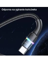 Hurtownia GSM - Kabel pletený USAMS U76 USB-C na USB-C 100W PD Fast Charging 1.2m černý/black SJ537USB01 - USA330BLK - {ean13} - Hurt