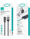Wholesale USAMS Nylon Cable U78 Lightning 1.2m LED 2.4A Fast Charging black SJ543USB01 (US-SJ543) - USA331BLK - {ean13} - Hurt