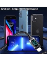 Wholesale USAMS Nylon Cable U78 USB-C - Lightning LED 1.2m 20W PD Fast Charge black SJ545USB01 (US-SJ545) - USA338BLK - {ean13} - Hurt