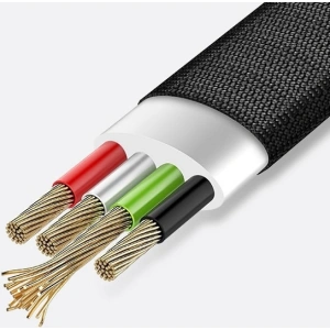 Hurtownia GSM - Kabel pleciony USAMS U-Light USB-C czerwony/red 1,2m TCZSUSB04 - USA342RED - {ean13} - Hurt