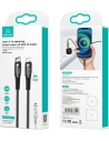 Kabel pleciony USAMS USB-C na Lightning Smart Power-off 20W PD Cable 1.2m czarny/black SJ518USB01