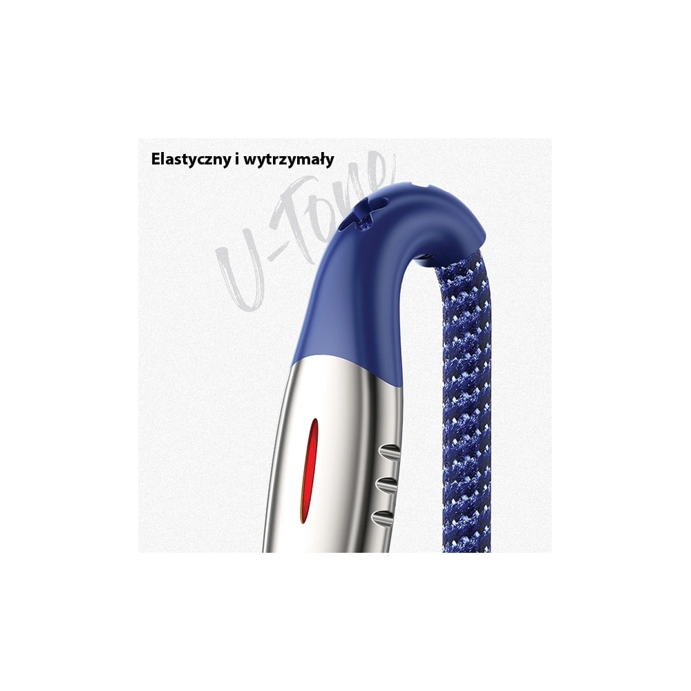 Hurtownia GSM - Kabel pletený USAMS U-Tone lightning 1.2m Vypnutí 2A Rychlé nabíjení černý/black SJ344USB01 - USA346BLK - {ean13} - Hurt