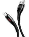 Hurtownia GSM - Kabel pleciony USAMS U-Tone microUSB 1.2m Power-off 2A Fast Charging czarny/black SJ346USB01 - USA347BLK - {ean13} - Hurt