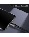 Hurtownia GSM - Kabel pleciony USAMS U-Tone microUSB 1.2m Power-off 2A Fast Charging czarny/black SJ346USB01 - USA347BLK - {ean13} - Hurt