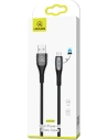 Hurtownia GSM - Kabel pleciony USAMS U-Tone microUSB 1.2m Power-off 2A Fast Charging czarny/black SJ346USB01 - USA347BLK - {ean13} - Hurt