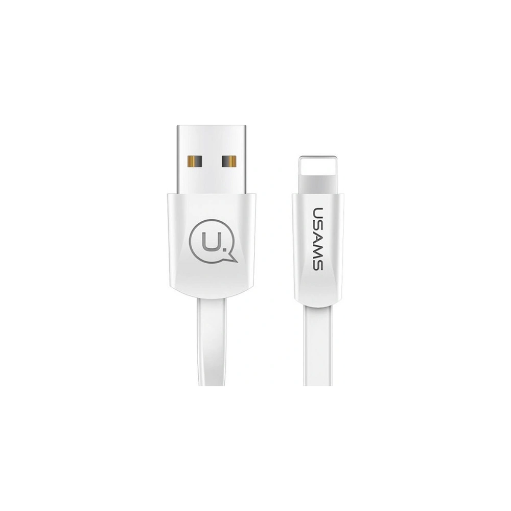 Wholesale USAMS Flat Cable U2 Lightning 1,2m white SJ199IP02 Apple iPhone 5/6/7/8/X (US-SJ199) - USA351WHT - {ean13} - Hurt