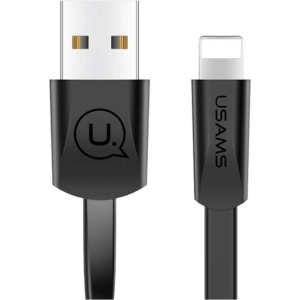 Hurtownia GSM - Kabel płaski USAMS U2 Lightning 1,2m czarny/black SJ199IP01 Apple iPhone 5/6/7/8/X - USA352BLK - {ean13} - Hurt