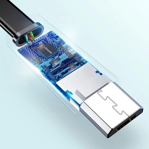 Wholesale USAMS Flat Cable U2 microUSB 1,2m black SJ201MIC01 (US-SJ201) - USA357BLK - {ean13} - Hurt