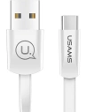 Kabel płaski USAMS U2 USB-C 1,2m biały/white SJ200TC02