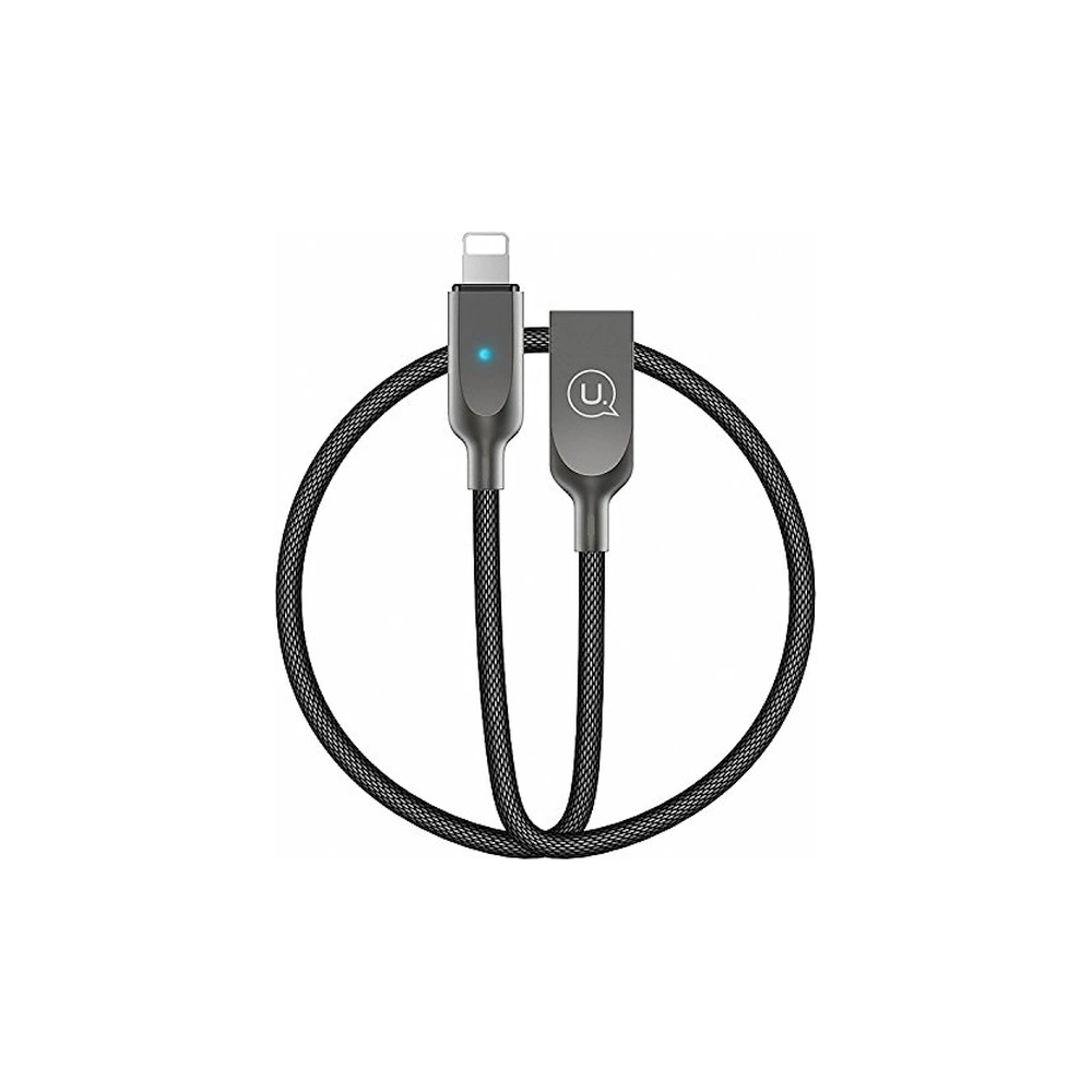 Wholesale USAMS Cable power-off U-Sun Lightning black 1,9m IPYSUSB201 (US-SJ170) - USA365BLK - {ean13} - Hurt