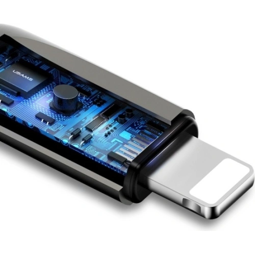 Kabel USAMS power-off U-Sun Lightning czarny/black 1,9m IPYSUSB201