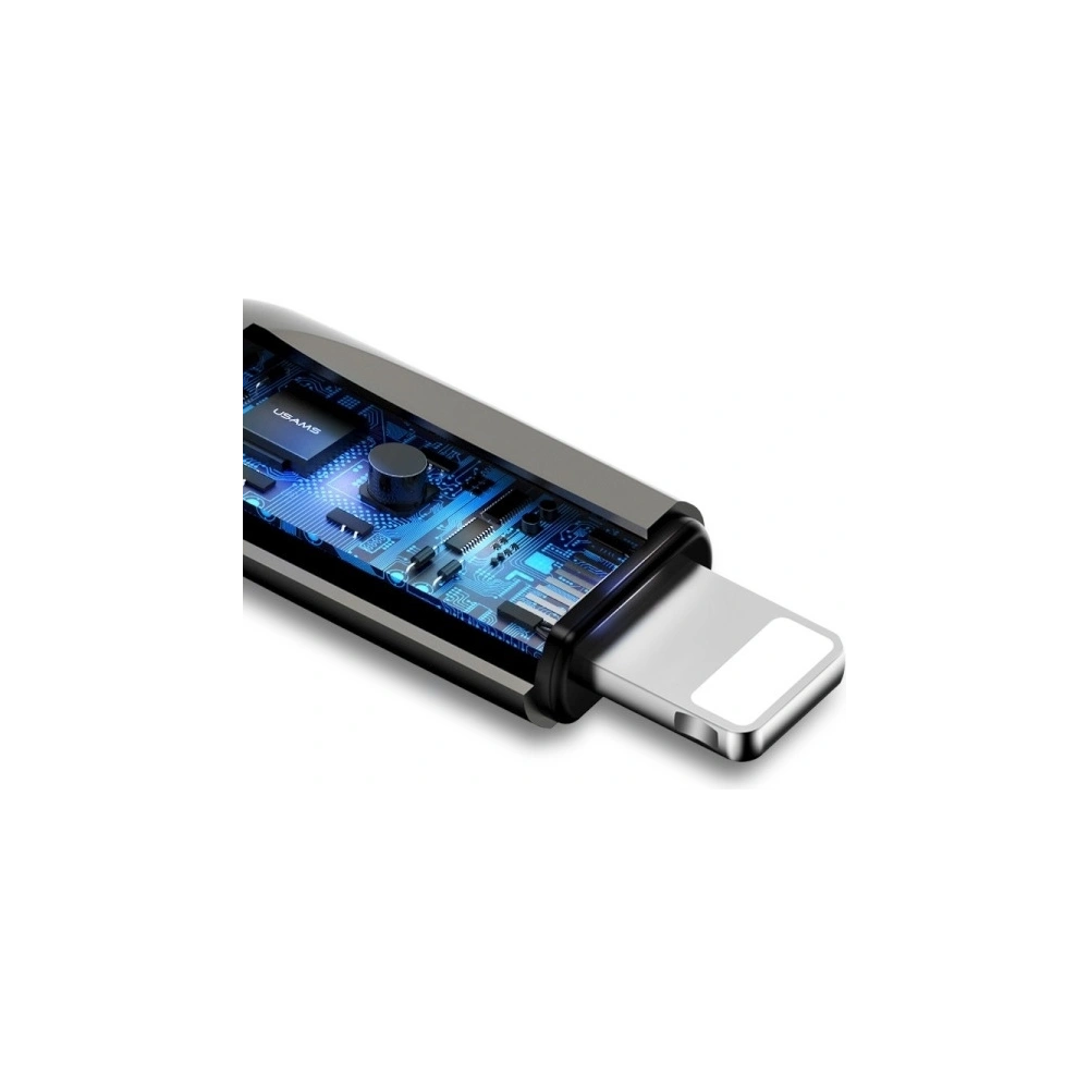 Wholesale USAMS Cable power-off U-Sun Lightning black 1,9m IPYSUSB201 (US-SJ170) - USA365BLK - {ean13} - Hurt