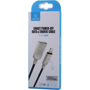 Hurtownia GSM - Kabel USAMS power-off U-Sun Lightning niebieski/blue 1,9m IPYSUSB202 - USA367BLU - {ean13} - Hurt