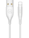 USAMS Cable U18 Lightning 2A Fast Charge 1m white SJ266USB02 (US-SJ266)