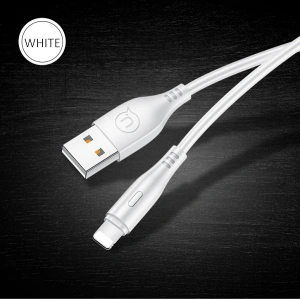 Hurtownia GSM - Kabel USAMS U18 lightning 2A Fast Charge 1m biały/white SJ266USB02 - USA368WHT - {ean13} - Hurt