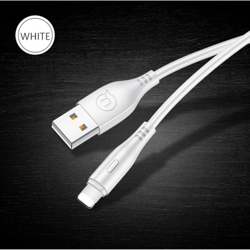 Kabel USAMS U18 lightning 2A Fast Charge 1m biały/white SJ266USB02
